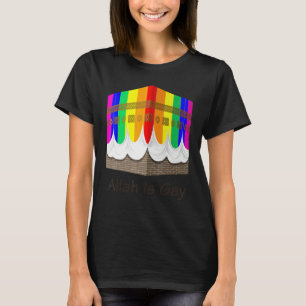 Camiseta Alá é Gay Ateísta LGBT Orgulho gay