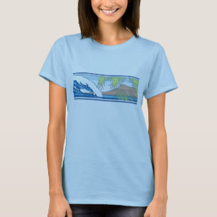 Camiseta Ala Moana Diamond Head Hawaiian Surf Sign