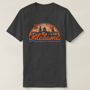 Camiseta Alabama Al Antigo Souvenir de Viagem Vintage