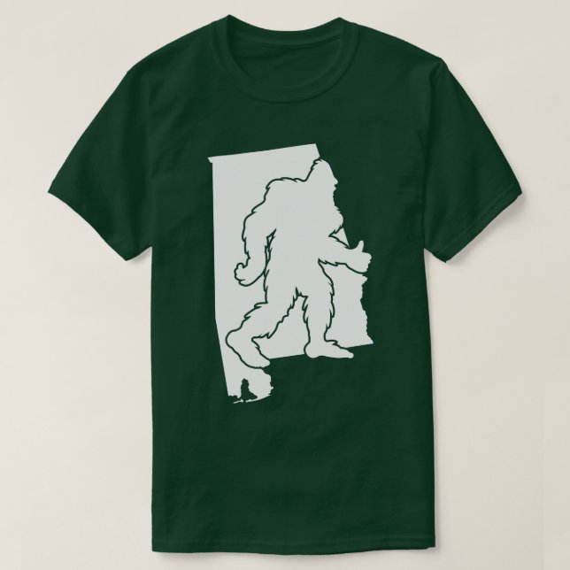 Camiseta Alabama Bigfoot (Frente do Design)