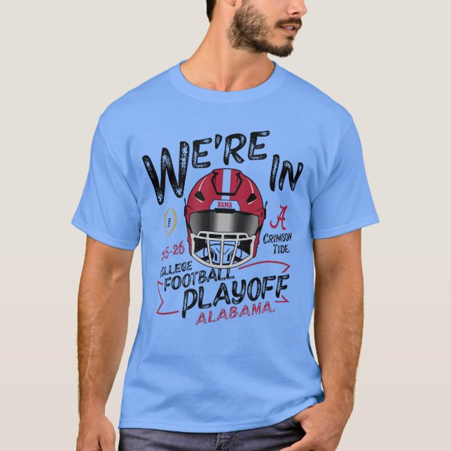 Camiseta Alabama Crimson Tide College Football Playoff 2025 (Frente)