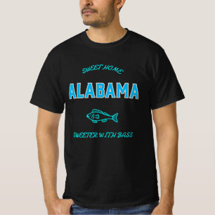 CAMISETA ALABAMA DOCE LAR ALABAMA MAIS DOCE COM BASS