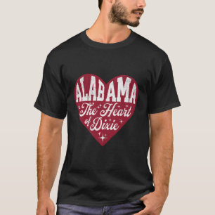 Camiseta Alabama Ele De Dixie Alabama Por
