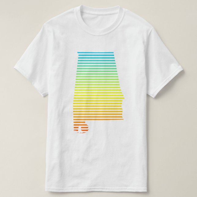 Camiseta alabama fade (Frente do Design)