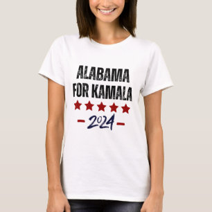 Camiseta Alabama For Kamala 2024 Dnc Kamala Harris Apoiado