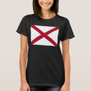 Camiseta Alabama: Rua Andrew Crimson Cross Flag