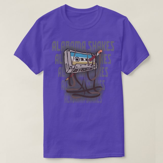 Camiseta Alabama Shakes Cassette TSirt (Frente do Design)