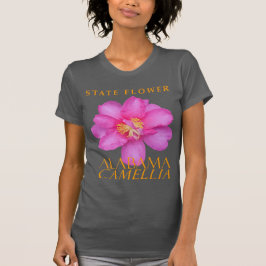 Camiseta Alabama Território Flor Camellia Sasanqua