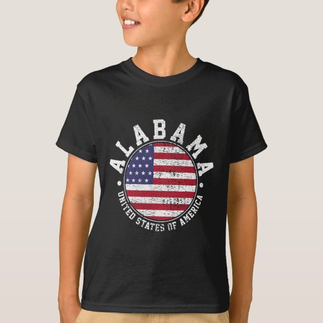 Camiseta Alabama Vintage (Frente)
