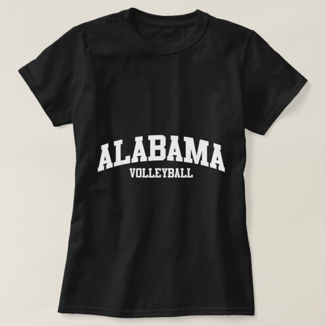 Camiseta Alabama Voleibol Estado Home (Frente do Design)