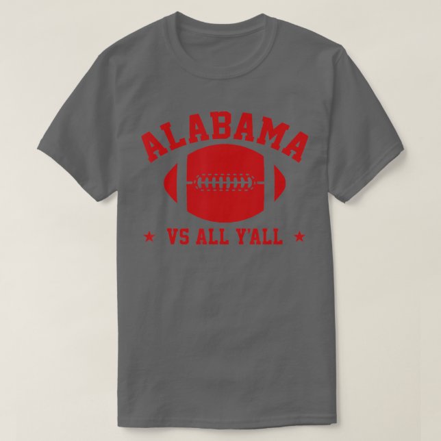 Camiseta Alabama Vs All Yall Alabama State 2 (Frente do Design)