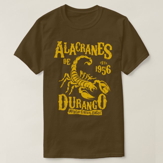 Camiseta Alacranes de Durango (Frente do Design)