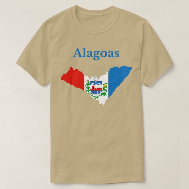Camiseta Alagoas Brasil (Frente do Design)