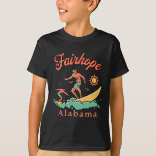 Camiseta Alama Fairhope Surfista Al Surfing Férias na Praia