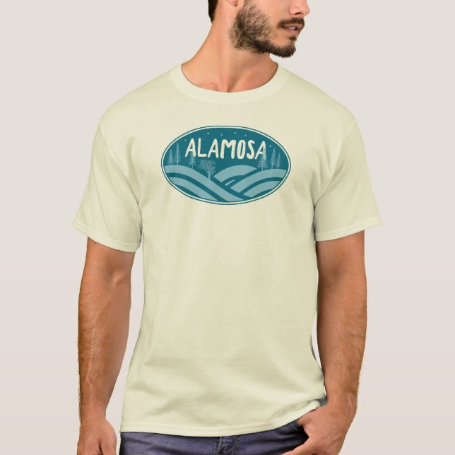 Camiseta Alamosa Colorado ao ar (Frente)