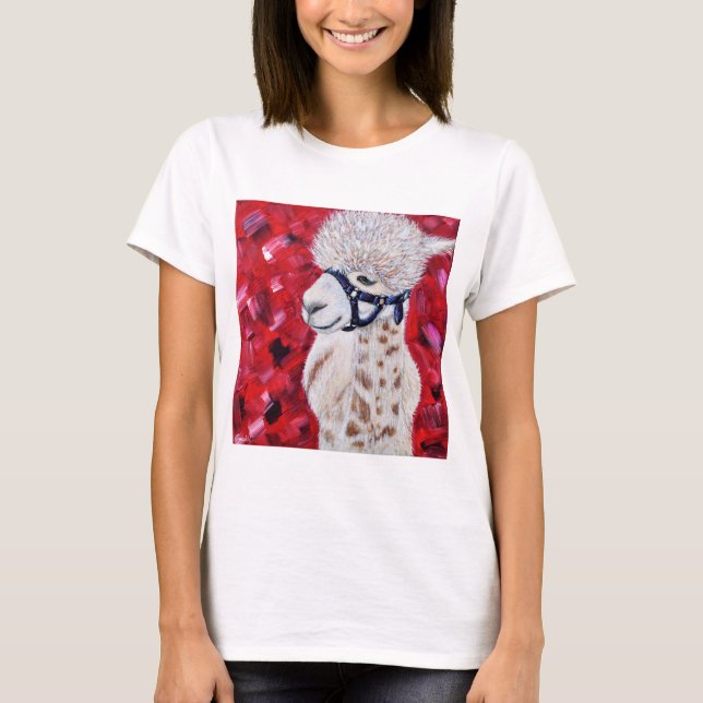 Camiseta Alan, a pintura do Alpaca (Frente)