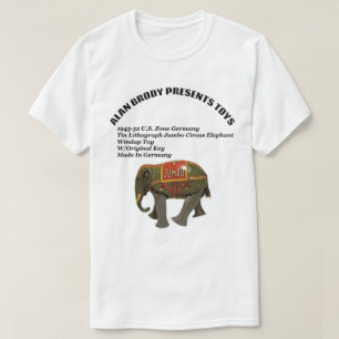 CAMISETA ALAN BRODY APRESENTA BRINQUEDOS