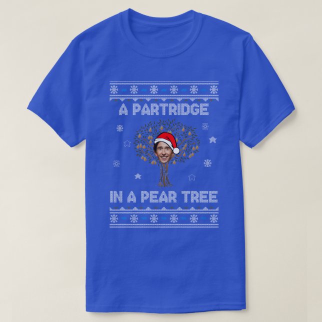 Camiseta Alan Partridge Em Um Natal De Pera (Frente do Design)
