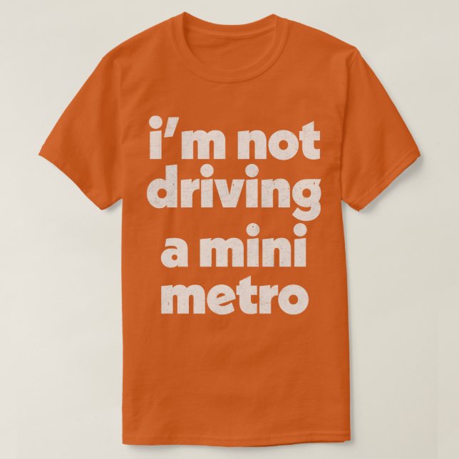 Camiseta Alan Partridge Mini Cote Metro (Frente do Design)