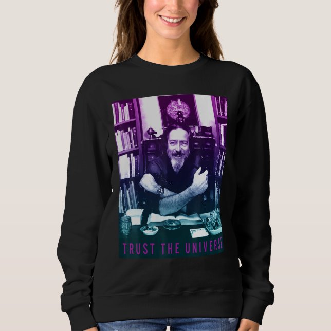 Camiseta Alan Watts Gradient Photo Trust, O Universo (Frente)