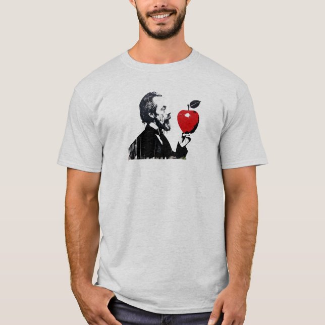 Camiseta Alan Watts - Uma Maçã De Árvore De Maçã (Frente)