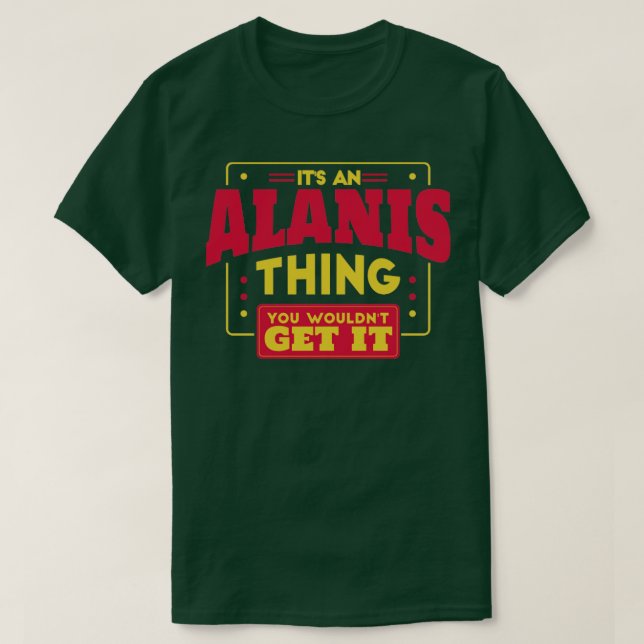 Camiseta Alanis (Frente do Design)