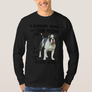 Camiseta Alapaha Blue Blood Buldogue Citação Mãe Pai Figuri