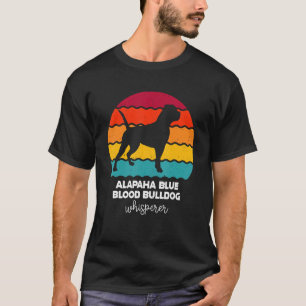 Camiseta Alapaha Blue Buldogue Whisperer Retro Vintage