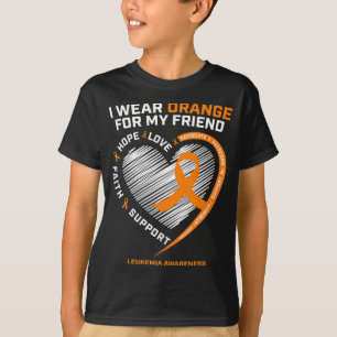 Camiseta Alaranjamento da Leucemia Laranja Presentes Amigos