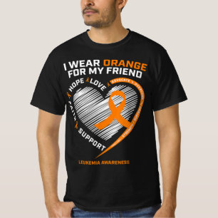 Camiseta Alaranjamento da Leucemia Laranja Presentes Amigos