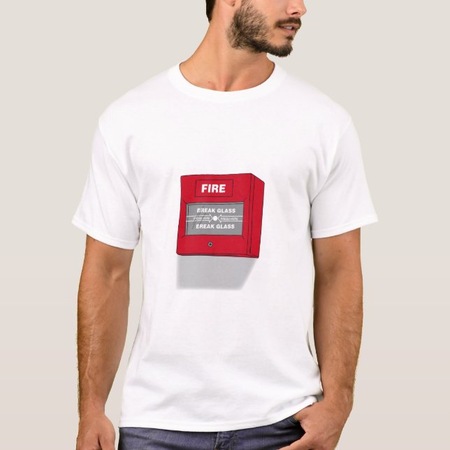 Camiseta alarme de incêndio (Frente)