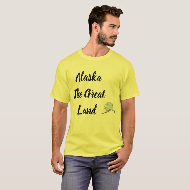 Camiseta Alasca A Grande Terra (Frente Completa)