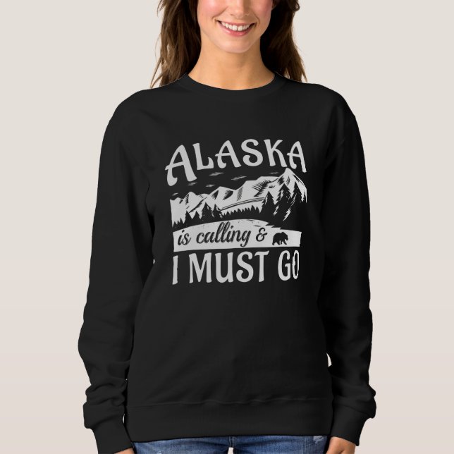 Camiseta Alasca Está Chamando E Eu Devo Ir   (Frente)