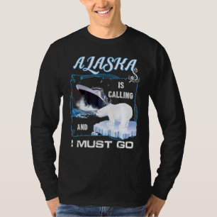 Camiseta Alasca está Chamando e Eu Devo Ir Cruzeiro