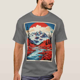 Camiseta Alasca Estados Unidos da América Turismo Vintage P