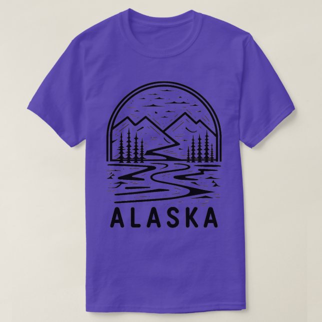 Camiseta Alasca Landscape TSirt (Frente do Design)