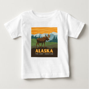 Camiseta Alasca   Moose Fronteira