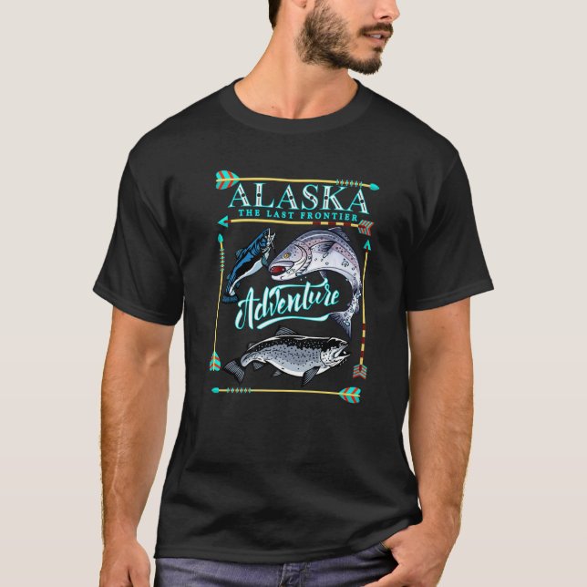 Camiseta Alaska Adventure Alaskan Wildlife Fisheries In W (Frente)