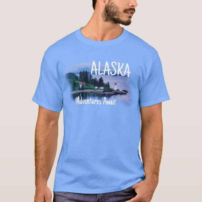 Camiseta Alaska Adventure Awaits (Frente)