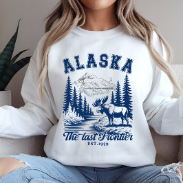 Camiseta Alaska Adventure Landscape with Moose