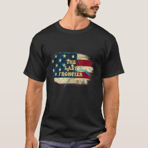 Camiseta Alaska Ak Us Flag Motto