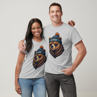 Camiseta Alaska Bear with Beanie 