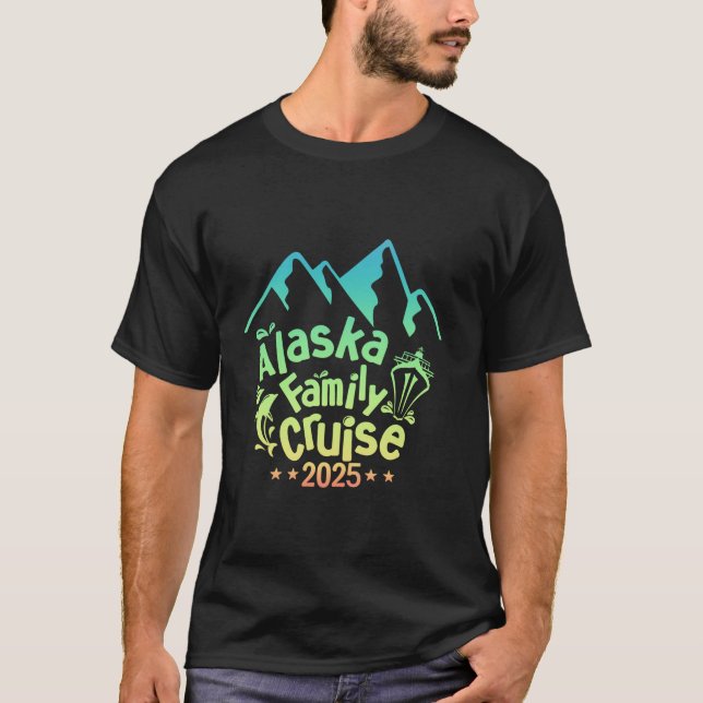 Camiseta Alaska Cruise 2025 Matching Family Cruise Group Al (Frente)