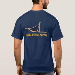 Camiseta Alaska Dog Sled Postal Carrier