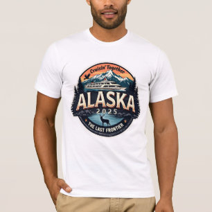 Camiseta Alaska Family Cruise 2025 Jersey Cotton