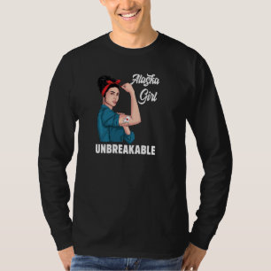 Camiseta Alaska Girl Inseparável do Estado do Alasca - Sina