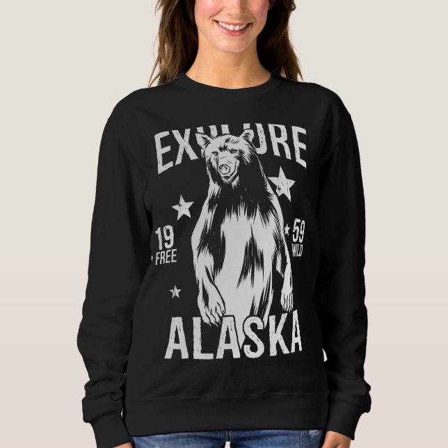 Camiseta Alaska Grizzly Bear (Frente)