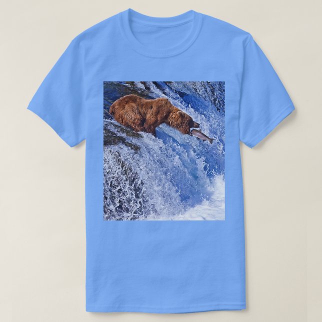 Camiseta Alaska Grizzly Bear Premium (Frente do Design)