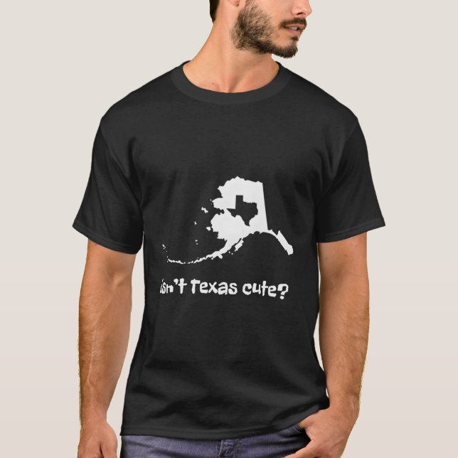 Camiseta Alaska Map Isnt Texas (Frente)