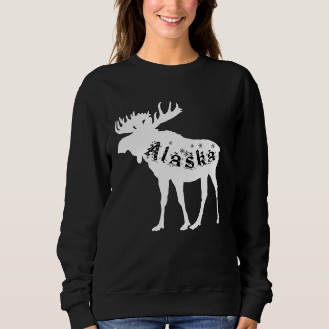Camiseta Alaska Moose Holiday (Frente)